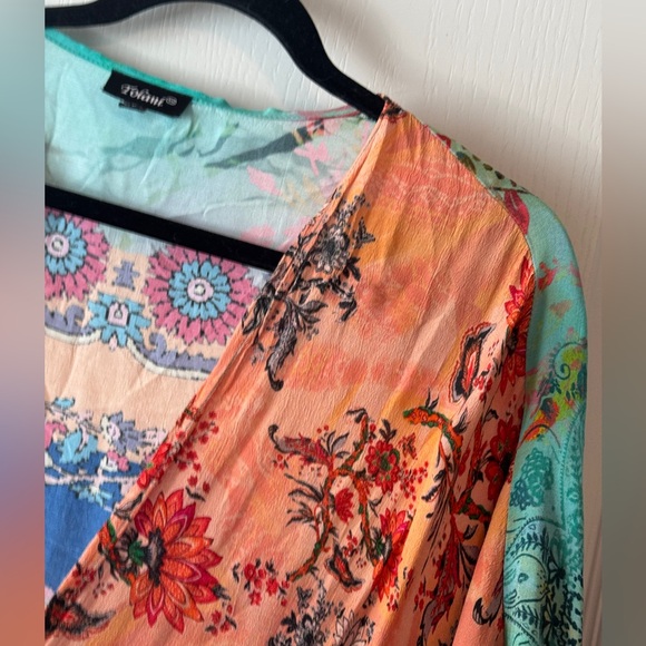 Tolani One Size Kimono Shrug Robe - Picture 4 of 11